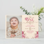 1E VERJAARDAG KLEINE MISS HEERLIJKE KAART (Staand voorkant)