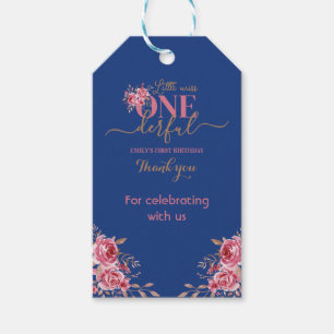 1E VERJAARDAG KLEINE MISS HEERLIJKE KAART CADEAULABEL