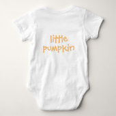 1e verjaardag Kleine Pompoen Baby Romper (Achterkant)