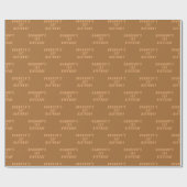 1e Verjaardag Leuke Terracotta Boho Baby shower Bo Cadeaupapier (Vlak)