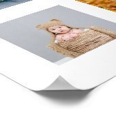 1e verjaardag Maandelijks Fototeken Poster (Hoek)