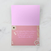 1e verjaardag - meisje kaart (Binnen)