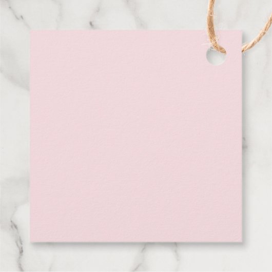 1e verjaardag Meisje met boog Bedankjes Labels (Achterkant)