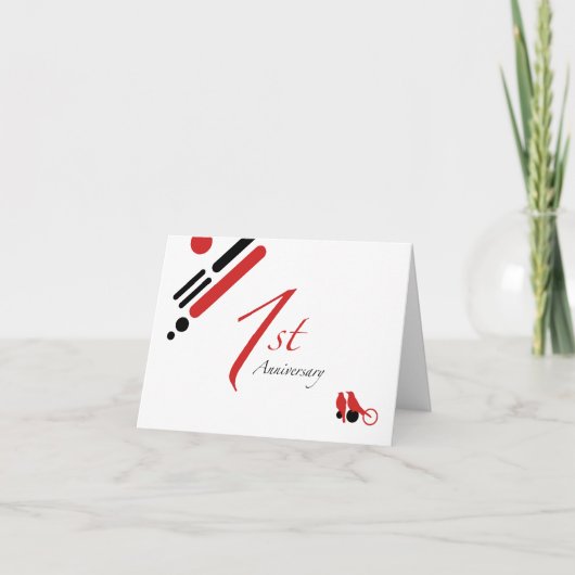 1e verjaardag (mod birds) kaart (Voorkant)