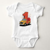 1e verjaardag Monster Truck Romper (Voorkant)