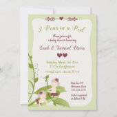 1e verjaardag of uitnodiging tot Baby shower (Voorkant)