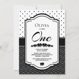 1e verjaardag olifantsfeest kaart