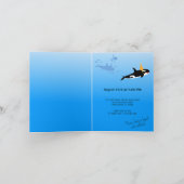 1e verjaardag onder de zee orka walvis baby meisje (Binnen)