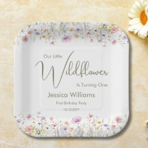 1e verjaardag Onze kleine wilde bloem die er een w