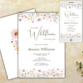 1e verjaardag Onze Kleine Wilde Bloem Wordt Eén  Kaart