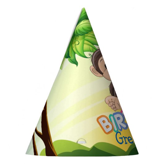 1e verjaardag op maat feesthoedjes (Links)