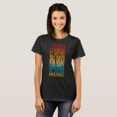 1e verjaardag oude meter 1 jaar oud t-shirt (Voorkant volledig)