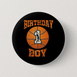 1e Verjaardag Outfit Boy Bysketbyll Eerste 1 jaar Ronde Button 5,7 Cm