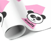 1e verjaardag PANDA 1 jaar oude naam aangepast mei Cadeaupapier (Rol Hoek)