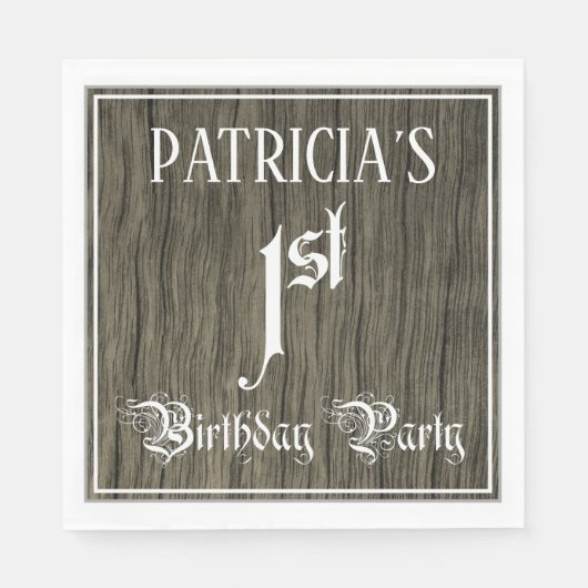 1e verjaardag Partij - Fancy Manuscript, de Kijk v Servet (Voorkant)