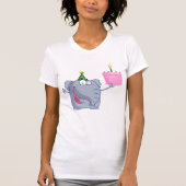 1e verjaardag Party Olifant Vrouwen T-shirt (Voorkant)