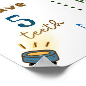 1e verjaardag Politie Officier Party Poster (Hoek)