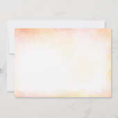 1e verjaardag pompoen rustieke bladeren uitnodigin kaart (Achterkant)