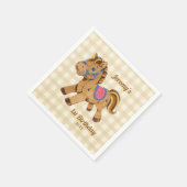 1e Verjaardag Pony Servet (Hoek)