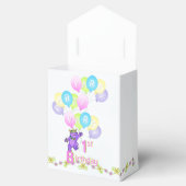 1e Verjaardag Prinses Beer Custom Bedankdoosjes (Geopend)