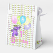 1e Verjaardag Prinses Beer Custom Bedankdoosjes (Achterkant)