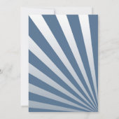 1e verjaardag robot thema feestuitnodiging kaart (Achterkant)