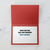 1e Verjaardag Rodeo Cowboy Wild West Fun Cartoon Kaart (Binnen)