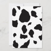 1e Verjaardag Saddle Up Cowgirl Boots Pet en Lasso Kaart (Achterkant)