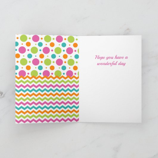 1e Verjaardag Schattige Llama Fun Kleindochter Kaart (Binnen)