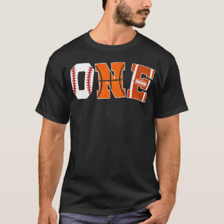 1e verjaardag Sportieve verjaardagsfeestje 1 jaar  T-shirt
