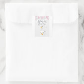 1e verjaardag sticker bundel | Cute eend & ballon (Tas)