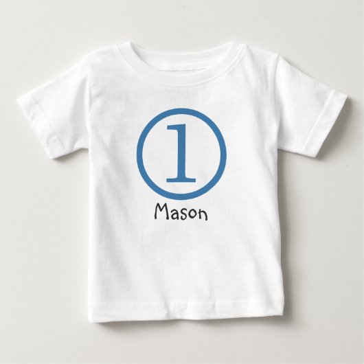 1e verjaardag  T-shirt Boy (Voorkant)