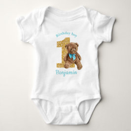 1e verjaardag Teddy Bear Baby Bodysuit