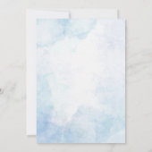 1e verjaardag Teddy Bear Verjaardag Uitnodiging (Achterkant)