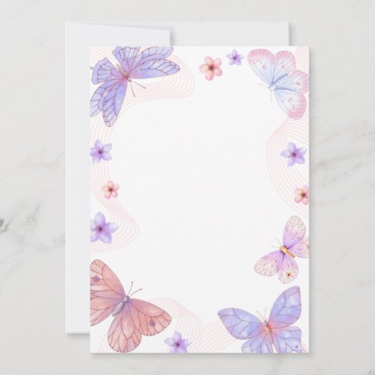 1e verjaardag uitnodiging (Achterkant)