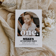 1e verjaardag uitnodiging Kijk wie is een uitnodig