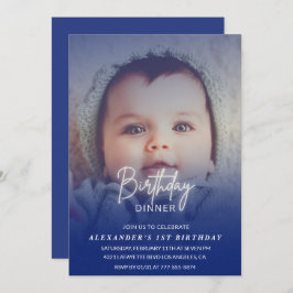 1e verjaardag uitnodiging Verjaardag Diner Foto jo