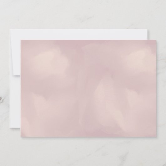 1e verjaardag  | Uitnodiging voor Rozen van Floral (Achterkant)