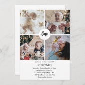 1e verjaardag uitnodigingen mijn 1e verjaardag (Voorkant / Achterkant)