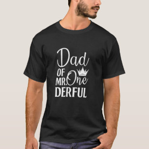 1e verjaardag Vaderdag Eerste vader T-shirt