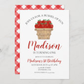 1e verjaardag van Apple uitnodiging (Voorkant / Achterkant)