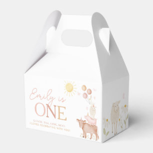 1e verjaardag van de boerderijdieren op de werf va bedankdoosjes