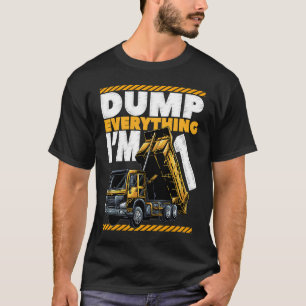 1e verjaardag van de bouw van een vrachtwagen, dru t-shirt