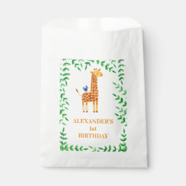 1e verjaardag van de Giraffe van de Stomme van de  Bedankzakje