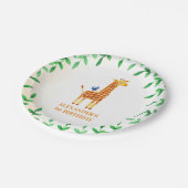 1e verjaardag van de Giraffe van de Stomme van de Papieren Bordje (Gekanteld)