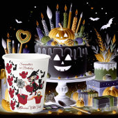 1e verjaardag van de Halloween Cat Cute Cute Hallo Papieren Bekers