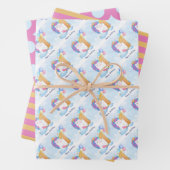 1e verjaardag van de opvulling van papierbladen inpakpapier vel