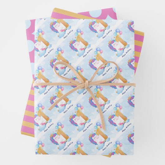 1e verjaardag van de opvulling van papierbladen inpakpapier vel (In situ)