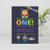 1e verjaardag van de uitnodiging van de Kleine Mon (Staand voorkant)