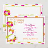 1e verjaardag van de uitnodiging van de partij But (Voorkant / Achterkant)